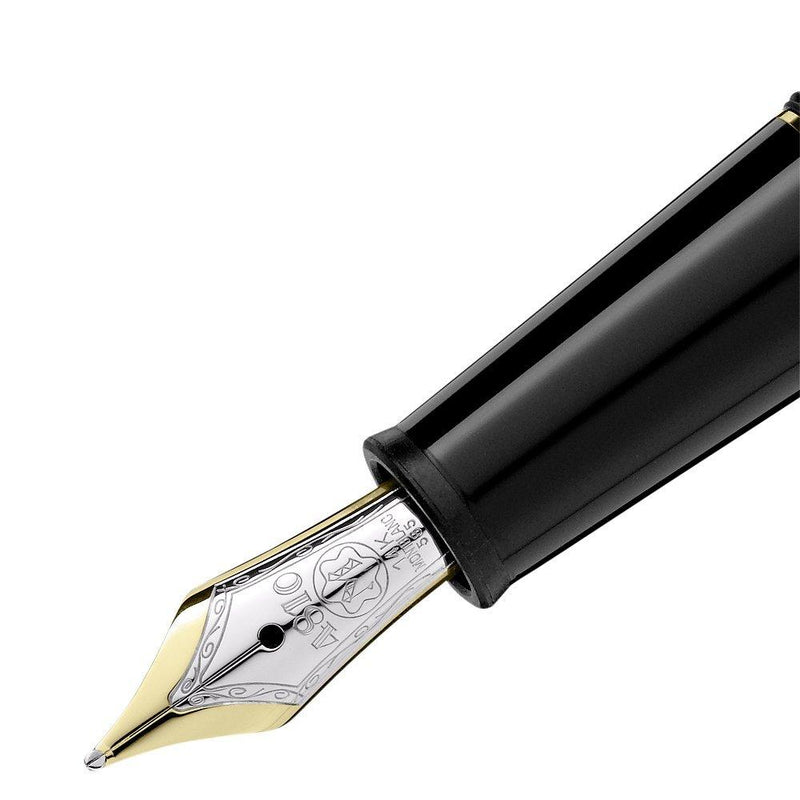 Montblanc Meisterstück Classique fountain pen black, imported from the UK