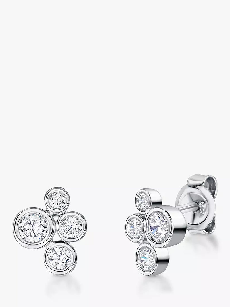 Jools by Jenny Brown cubic zirconia drop earrings, imported from the UK