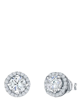 John Lewis Jools by Jenny Brown Round Pavé Surround Stud Earrings- Buy online at McGrocer