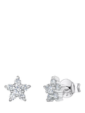 Jools by Jenny Brown cubic zirconia star stud earrings small (British brand)