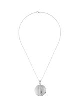 John Lewis Andea Sterling Silver Smooth and Textured Pendant Necklace 45cm- Buy online at McGrocer