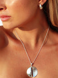 Andea sterling silver pendant necklace 45cm - British product