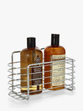 BlissHome Lock N Roll Rectangular Suction Shower Basket - British product