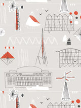 John Lewis Mini Moderns Festival Wallpaper 10m x 52cm- Buy online at McGrocer