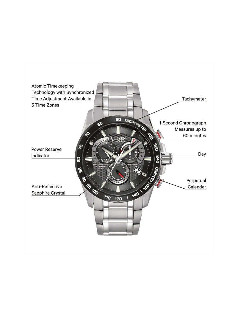Citizen Eco-Drive perpetual calendar chronograph watch - British product
