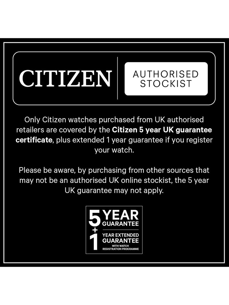 Citizen Eco-Drive perpetual calendar chronograph watch - British product