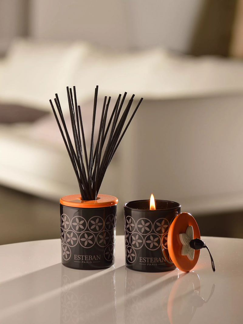 Esteban neroli scented decorated candle 180g - British product