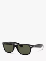 John Lewis Ray-Ban RB2132 Wayfarer Polarised Sunglasses, Black- Buy online at McGrocer