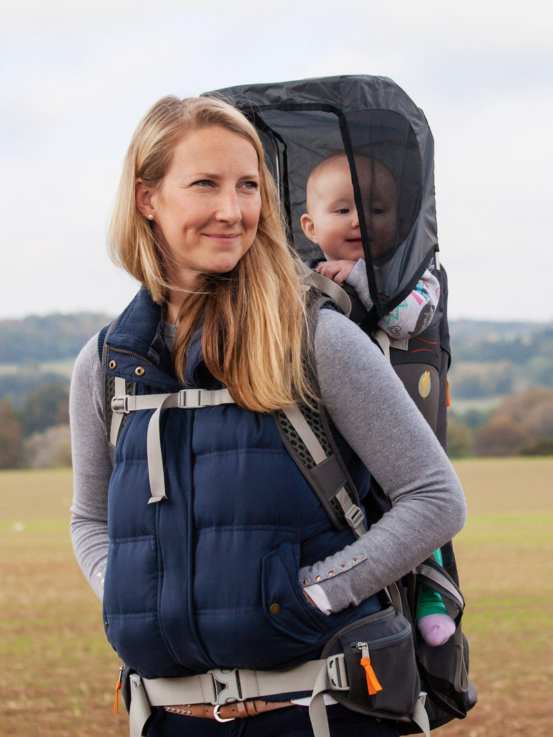 Littlelife child carrier sunshade in grey, UK version