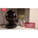 Disco Ball Lamp multicoloured rotating light - British product