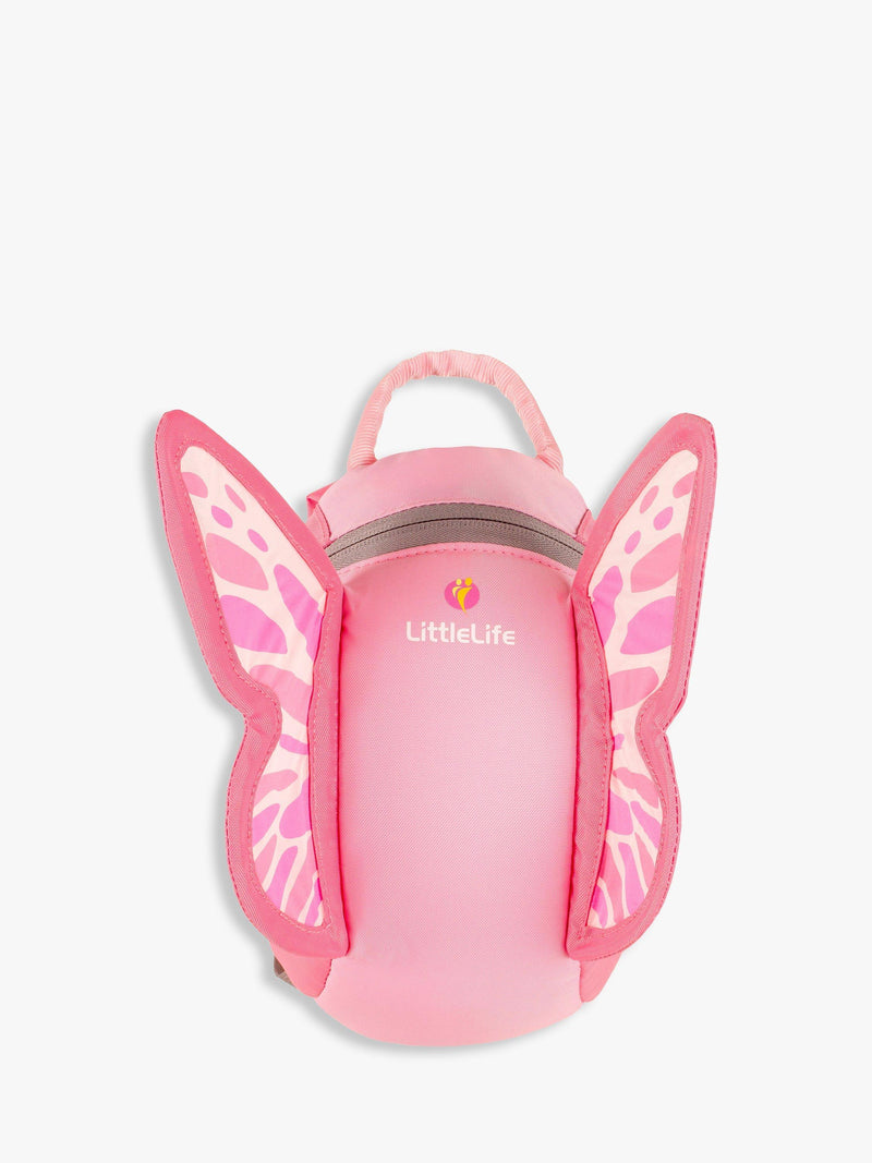 LittleLife butterfly toddler backpack in pink, UK version