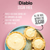 Diablo no added sugar white chocolate spread 350g (British brand)