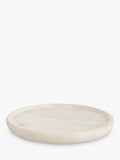 John Lewis round marble coasters set of 4 white (British brand)