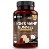 Superdrug New Leaf Lions Mane Gummies With Vitamin C & B5 60 Gummies- Buy online at McGrocer