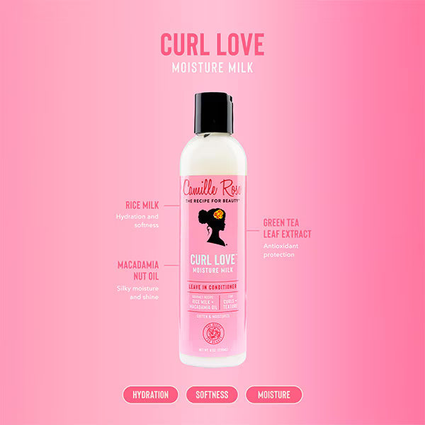 Camille Rose curl love moisture milk 240ml - British product