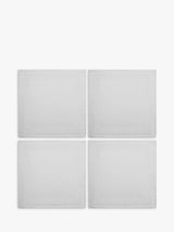 John Lewis John Lewis Fine Cotton Napkins Set of 4 White- Buy online at McGrocer