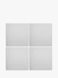 John Lewis fine cotton napkins set of 4 white, imported from the UK