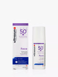 Ultrasun SPF 50+ Anti-Ageing Ultra Sensitive Facial Sun Cream 50ml (British brand)