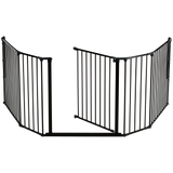BabyDan XL fire surround safety gate in black - British product
