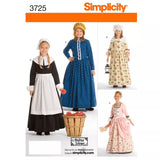 John Lewis Simplicity Girls' Costume Sewing Pattern 3725- Buy online at McGrocer