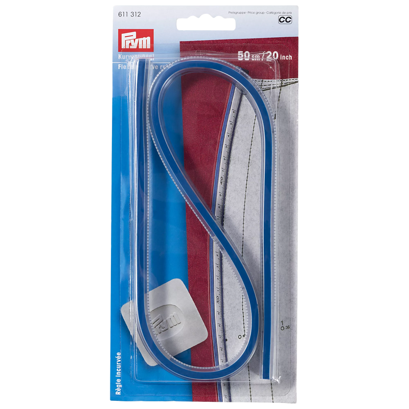 Prym flexible curve ruler 50cm - British product