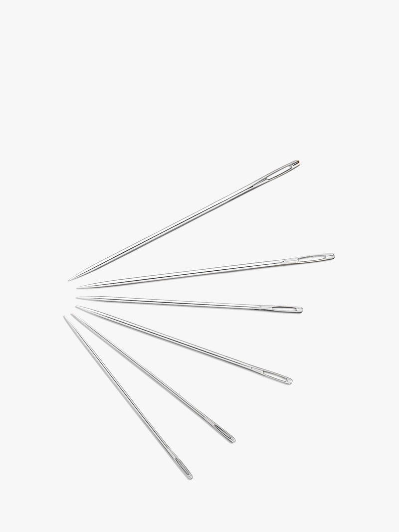 Prym darning needles short size pack of 6 assorted - British product