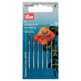 Prym Chenille Needles pack of 6 size 18, imported from the UK