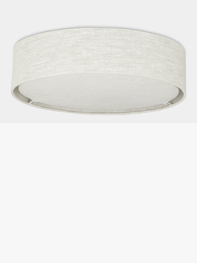 John Lewis Samantha linen ceiling light natural - British product