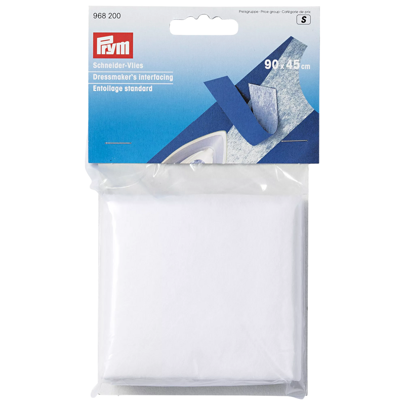 Prym dressmaker interfacing white iron-on - British product