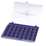 Prym bobbin box plastic storage for 32 bobbins, UK version