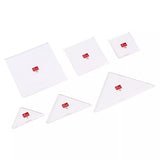 Prym plastic patchwork template six-piece set - British product