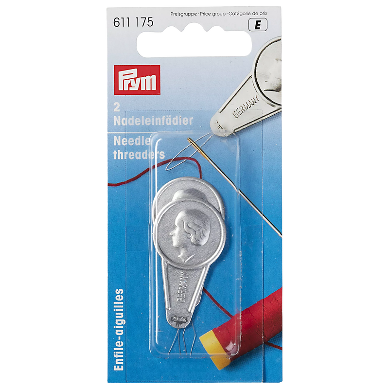 Prym needle threaders pack of 2, imported from the UK