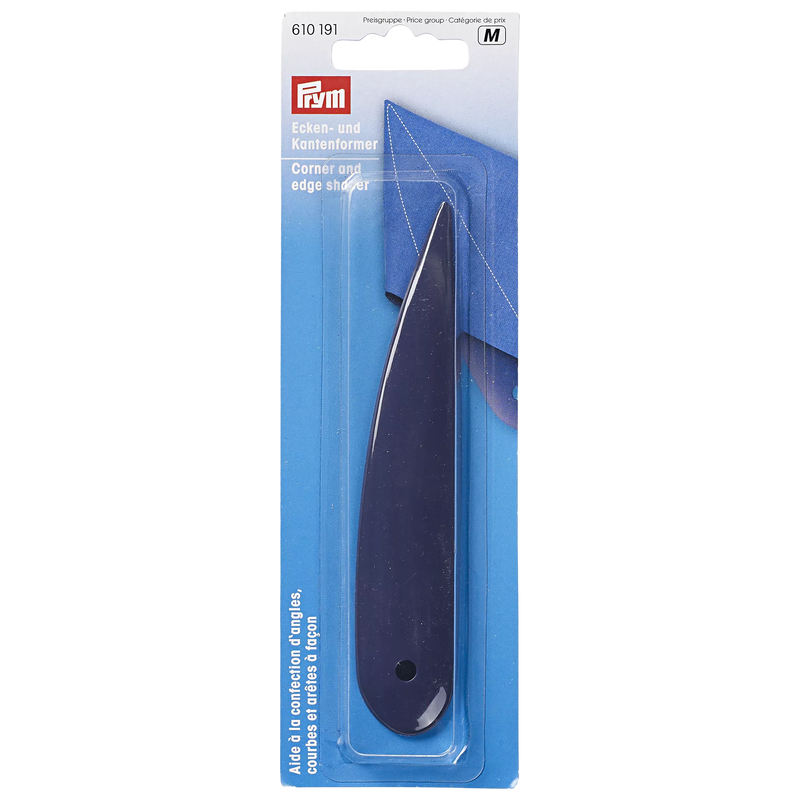 Prym corner and edge shaper plastic sewing tool, UK version