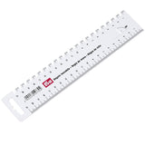Prym white plastic hand gauge with cm-scale - British product