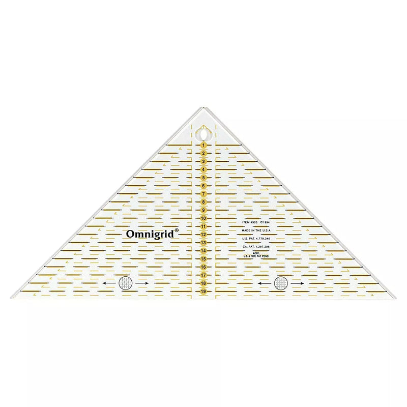 Prym triangle ruler metric quick .25cm (British brand)