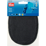 Prym iron-on corduroy patches grey 14x10cm, imported from the UK