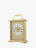 Acctim Althorp gold carriage mantel clock (British brand)