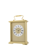 Acctim Althorp gold carriage mantel clock (British brand)