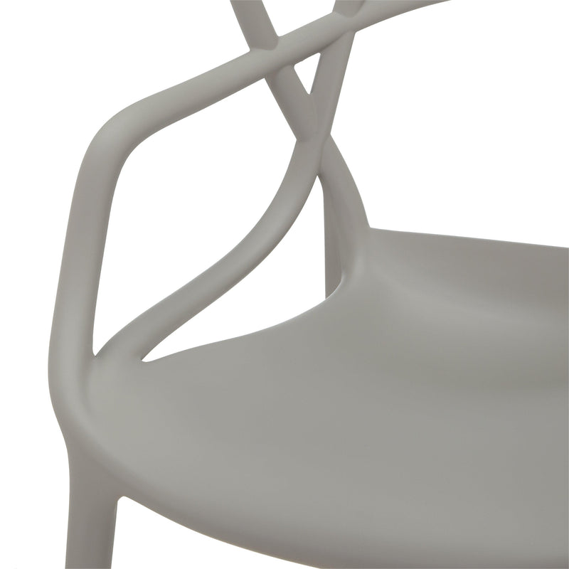 Kartell Masters stackable chair by Philippe Starck in polypropylene - British product