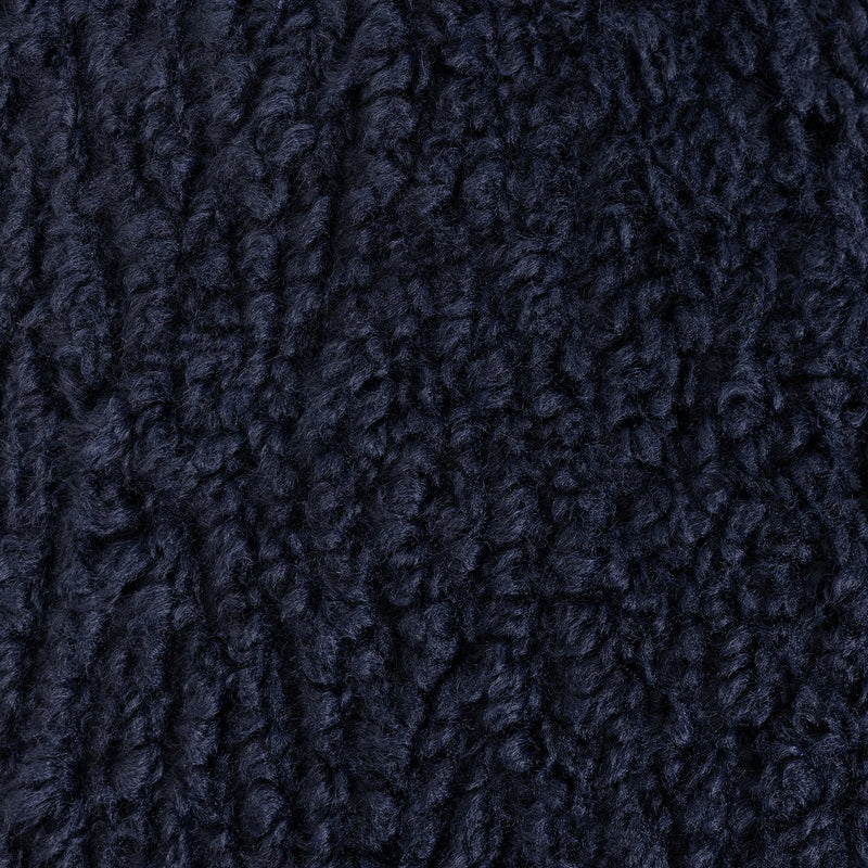 Habitat faux shearling cushion in navy 50x50cm, UK version