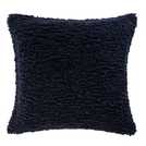 Habitat faux shearling cushion in navy 50x50cm, UK version