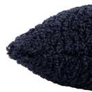 Habitat faux shearling cushion in navy 50x50cm, UK version