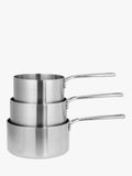 5 Ply Thermacore Stainless Steel Saucepans With Lids Set 3 Pieces