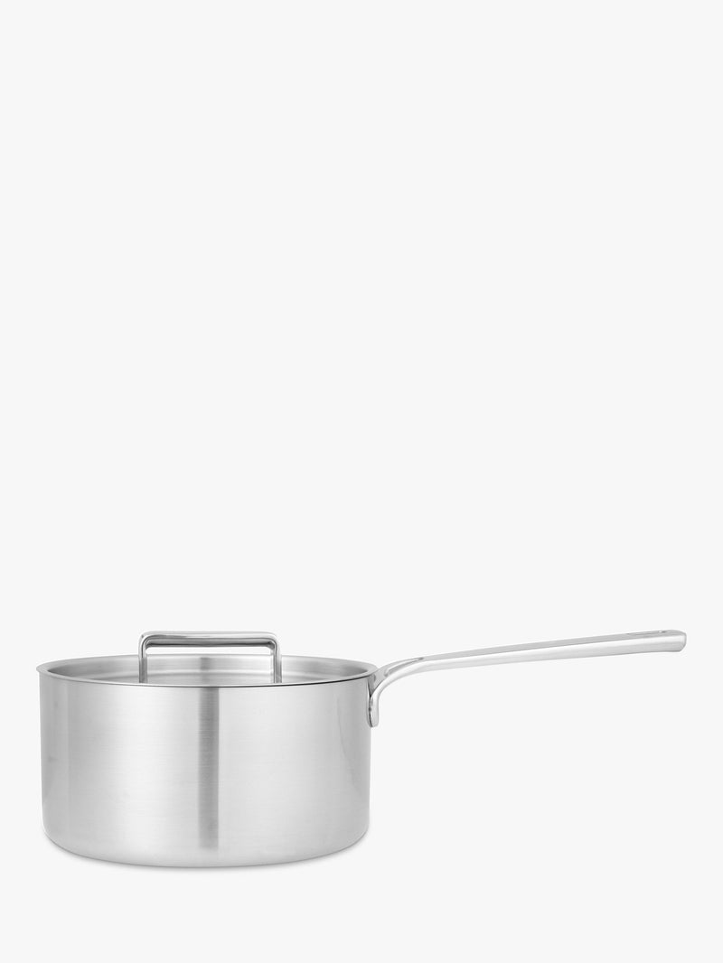 John Lewis 5-ply Thermacore stainless steel saucepans set, 16cm, 18cm, 20cm, UK version