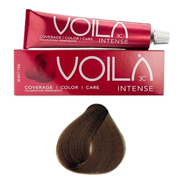 Intercosmo permanent hair colour 4.8 Medium Brown Toffee 60ml, UK version