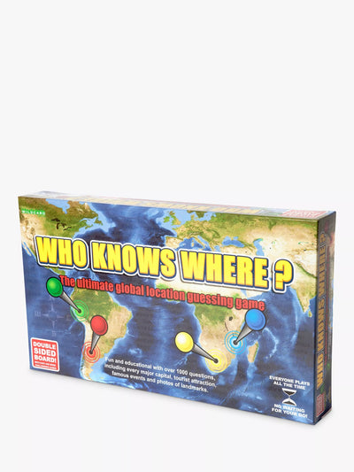 John Lewis Wildcard Games Who Knows Where Global Location Guessing Board Game- Buy online at McGrocer