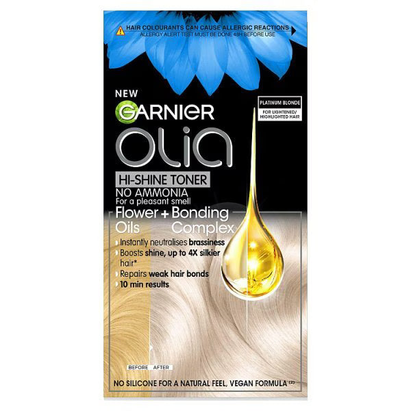 Garnier Olia toner for platinum blonde hair, UK version