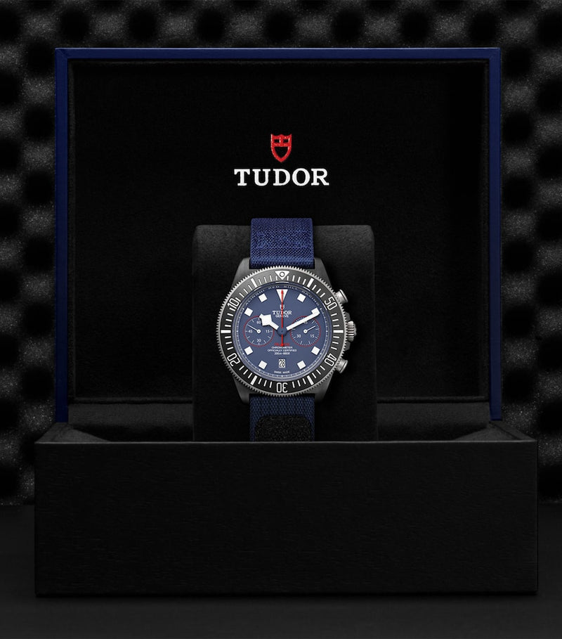 TUDOR Pelagos FXD chronograph watch carbon composite 43mm (British brand)