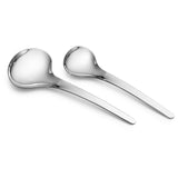 Georg Jensen Bloom serving spoons set of 2, UK version