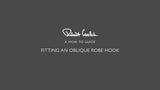 Robert Welch Oblique double hook stainless steel, imported from the UK